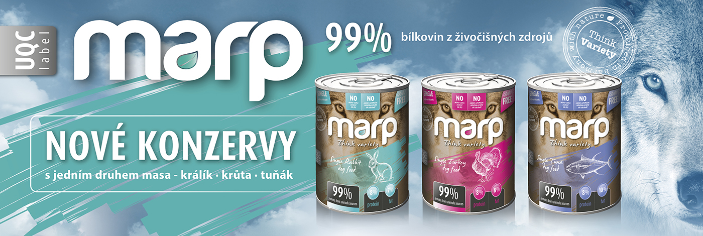 Nové Marp konzervy s jedním druhem masa