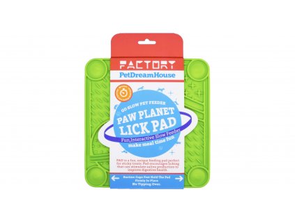 PetDreamHouse lízací podložka Paw Planet Lick Pad zelená