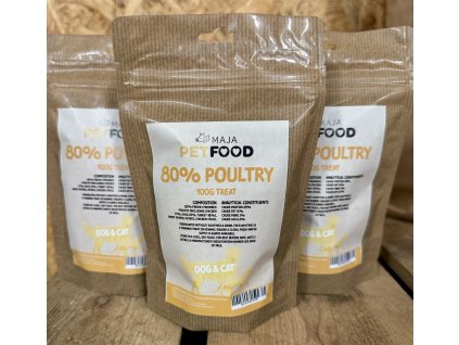 MaJa Pet Food - Functional Treat 80% Poultry 100 g