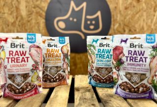 Máme pro vás NOVINKU … Brit Raw Treat‼️ pamlsky s čerstvého, mrazem sušeného masa ✅ 96% čerstvého masa ✅ mrazem sušené ✅...
